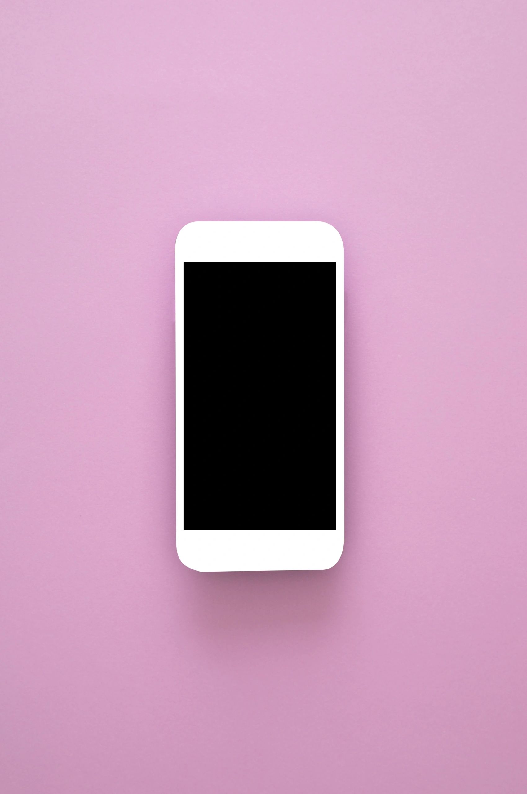 stylish phone case on colorful background
